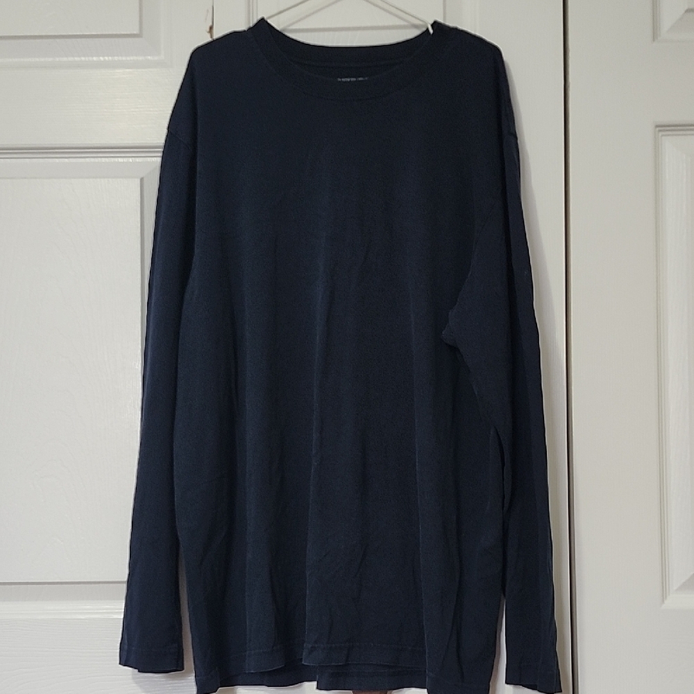 Denver Hayes Dark Blue Long Sleeve Tee